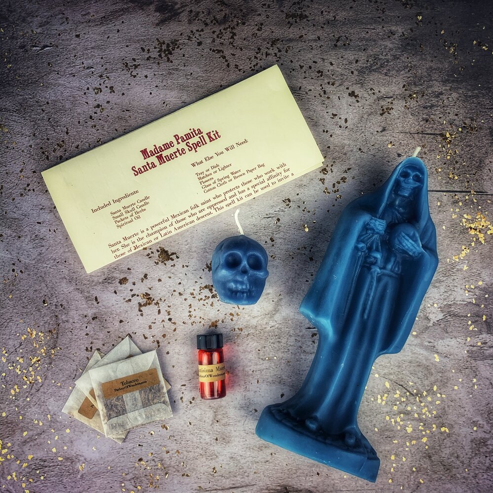 Santa Muerte Candle Spell Kit