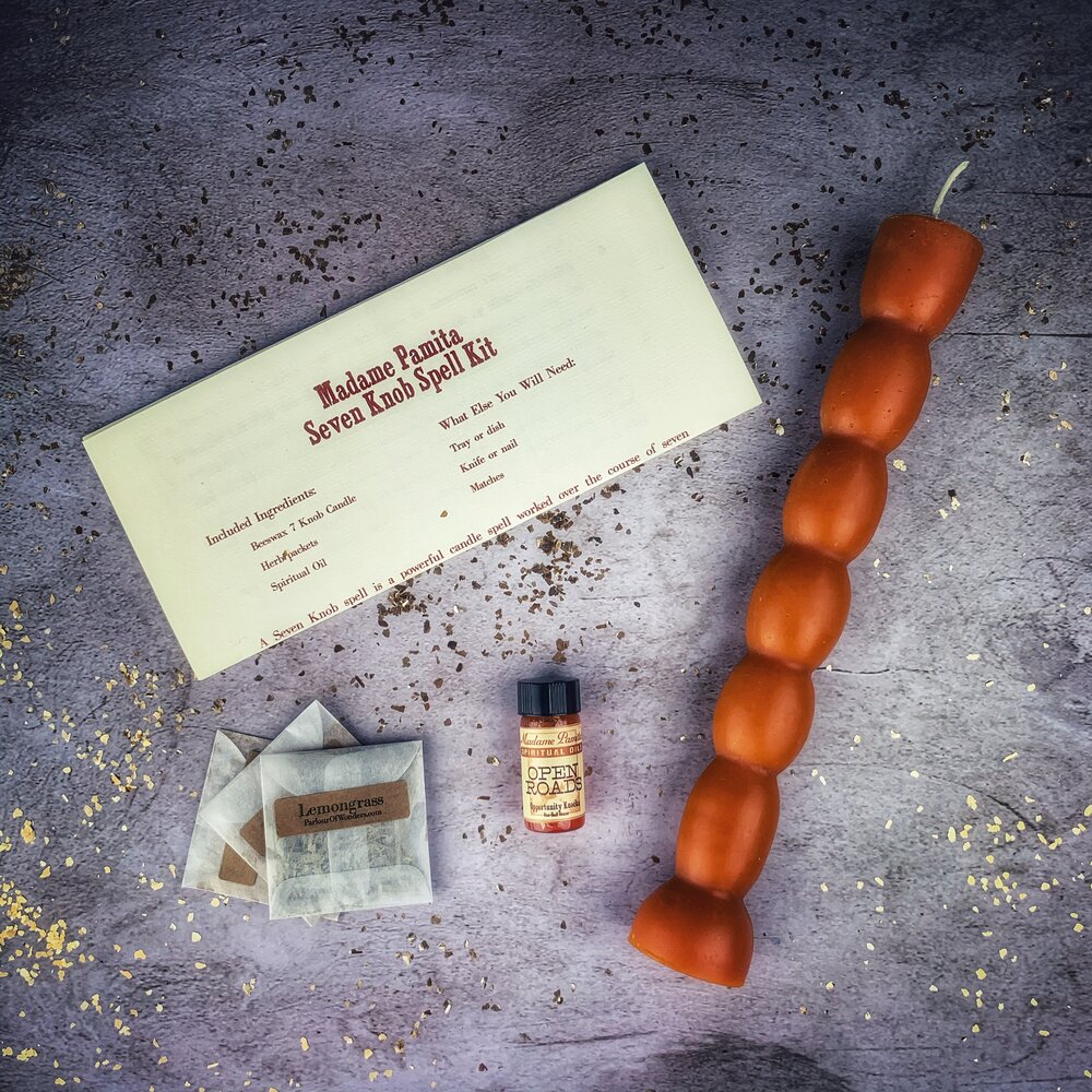 Seven Knob Candle Spell Kit