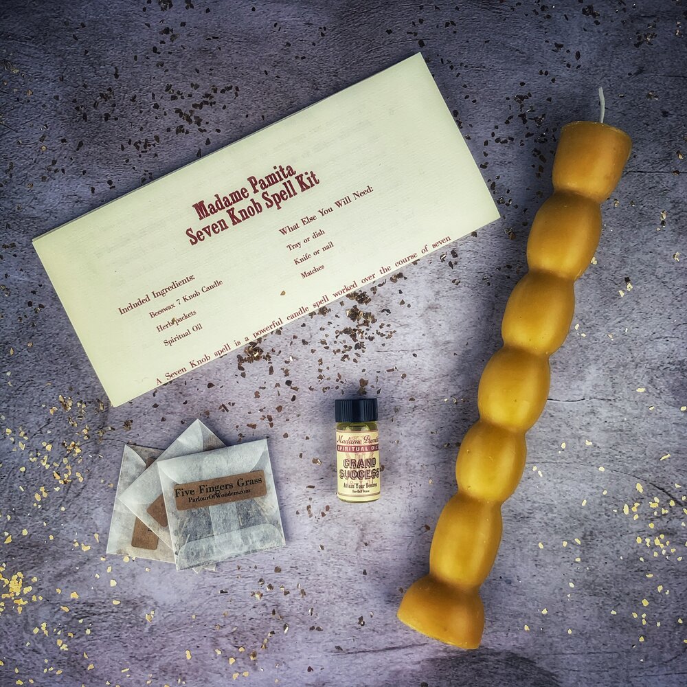 Seven Knob Candle Spell Kit