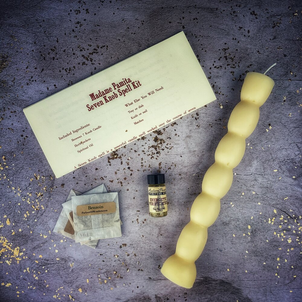 Seven Knob Candle Spell Kit