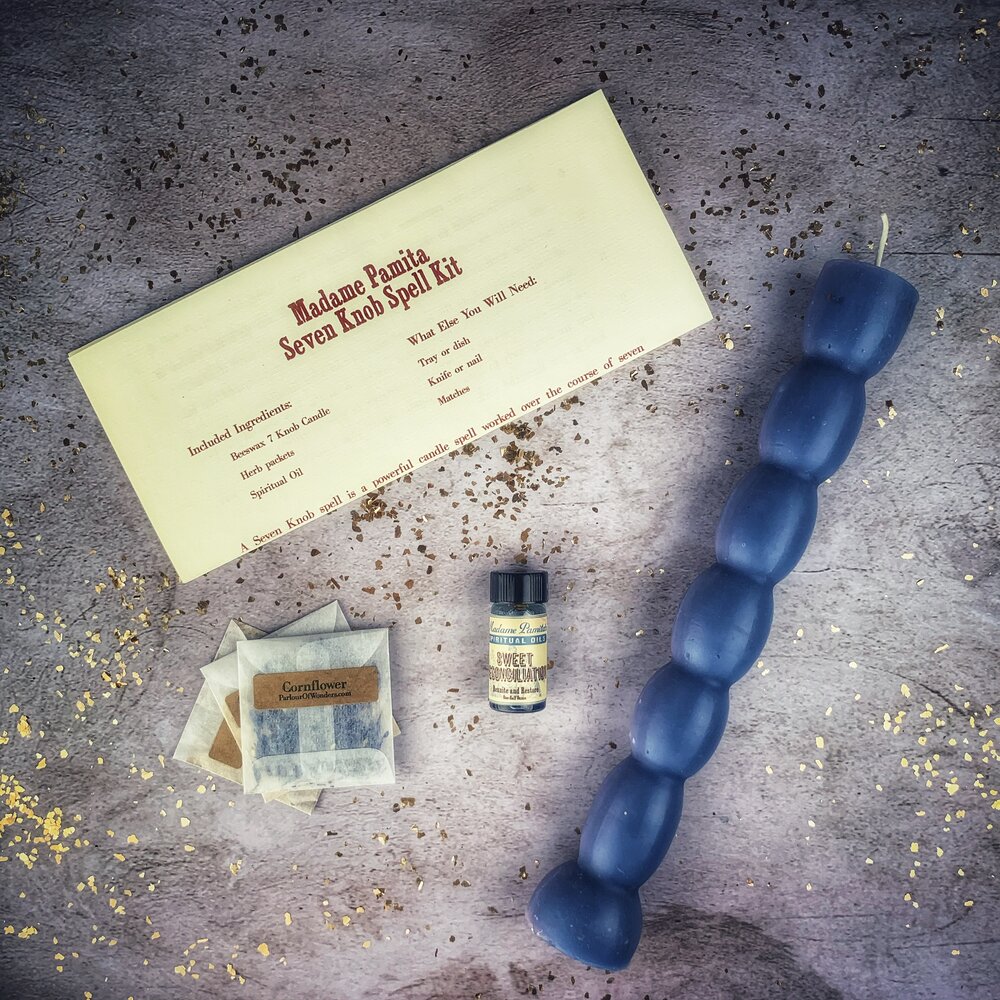 Seven Knob Candle Spell Kit