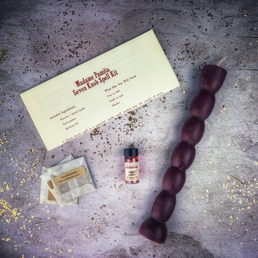 Seven Knob Candle Spell Kit