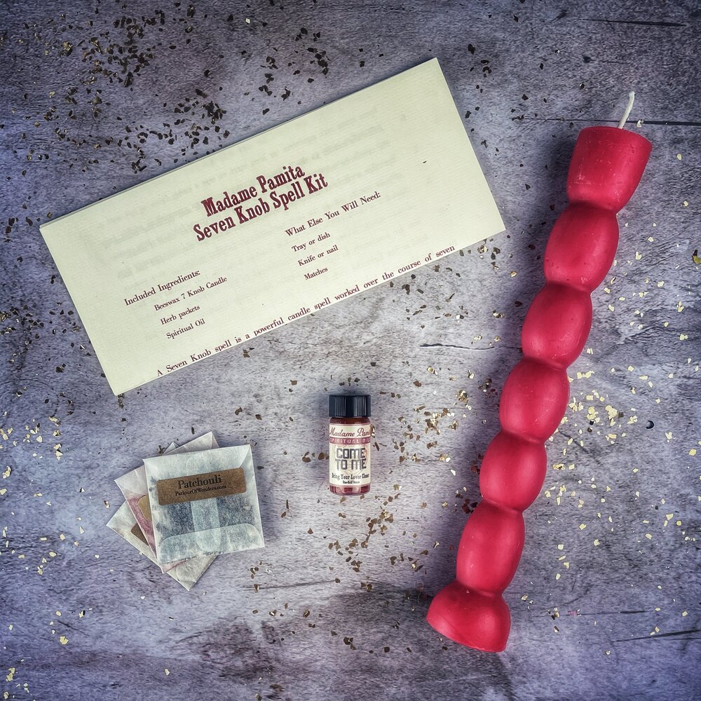 Seven Knob Candle Spell Kit