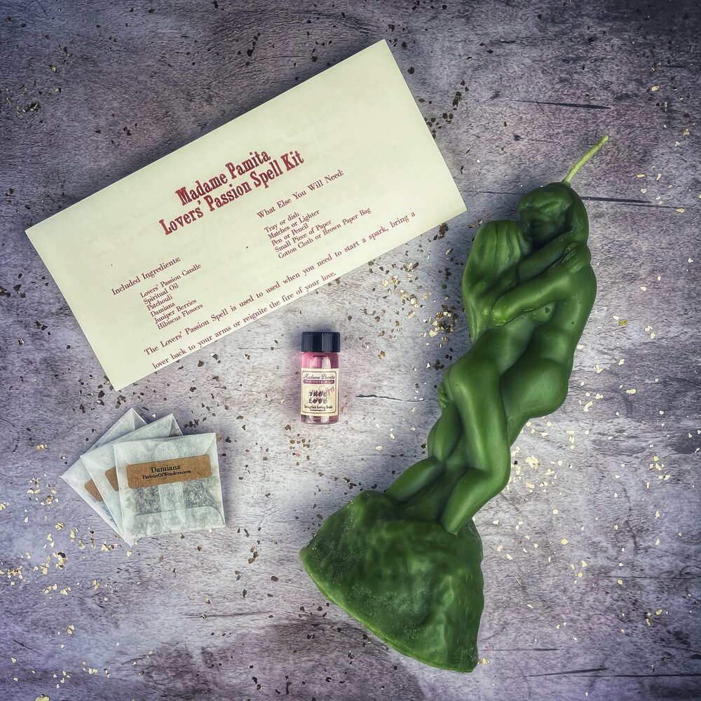 Lovers Passion Candle Spell Kit