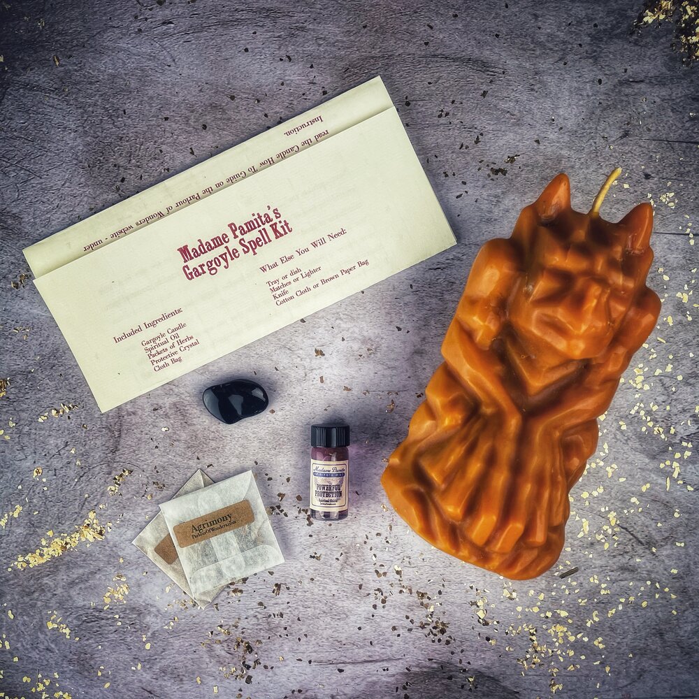 Gargoyle Protection Candle Spell Kit