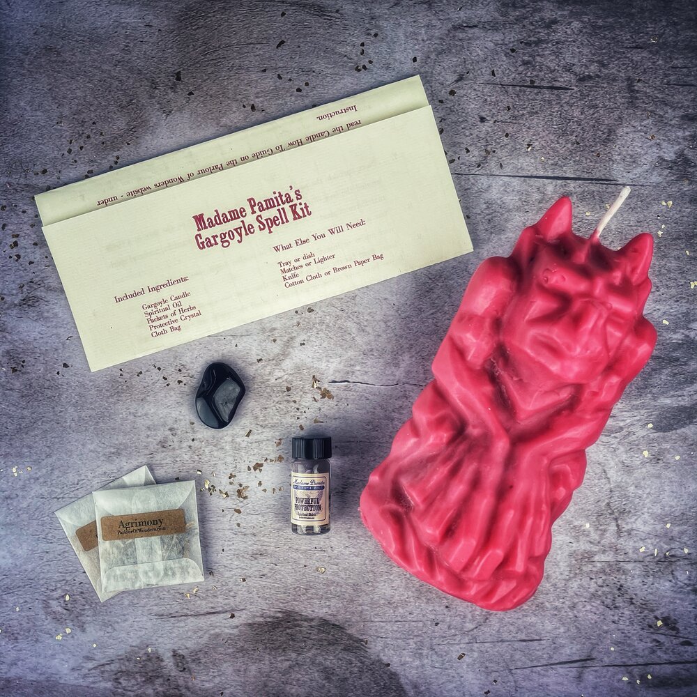 Gargoyle Protection Candle Spell Kit