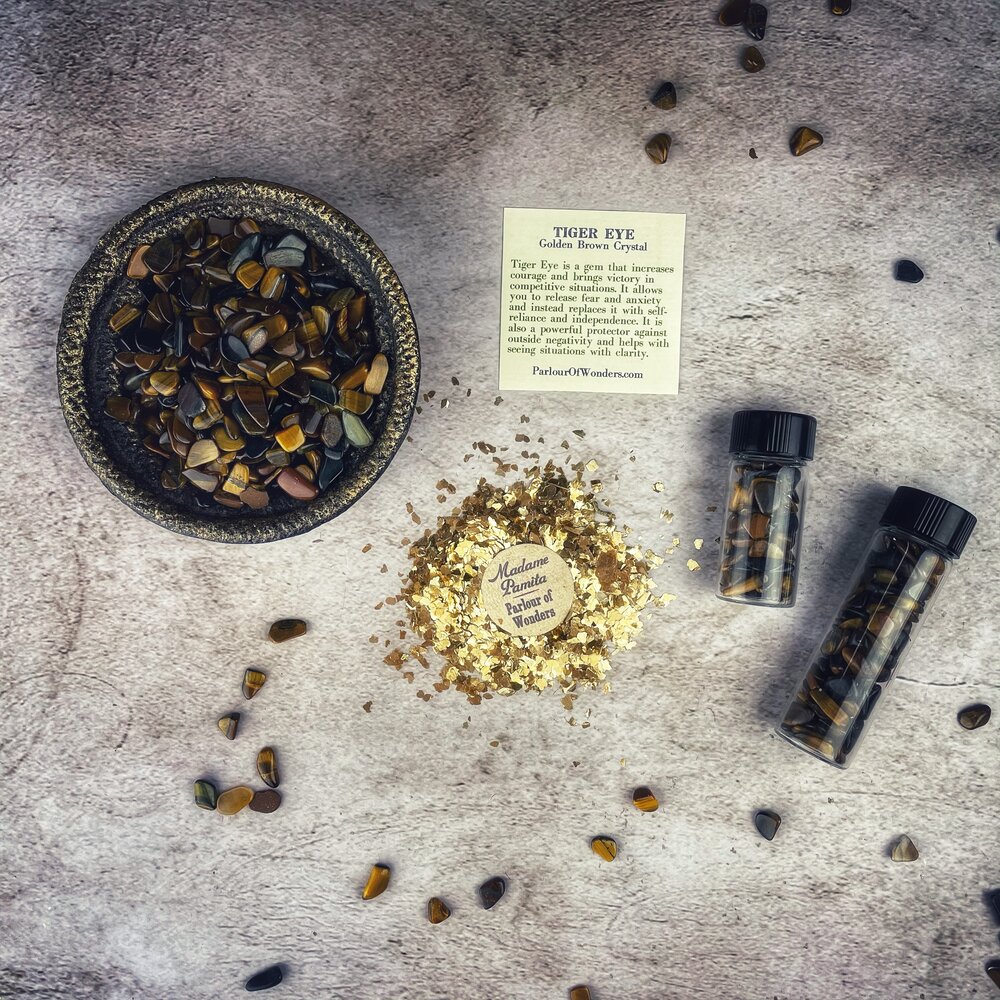 Tigers Eye Gem Chips