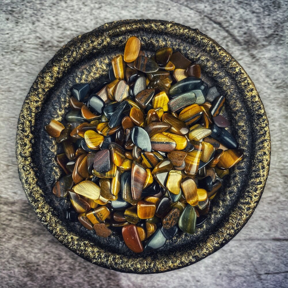 Tigers Eye Gem Chips