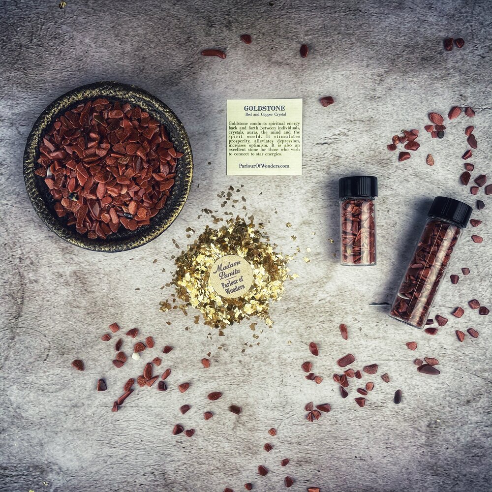 Goldstone Gem Chips