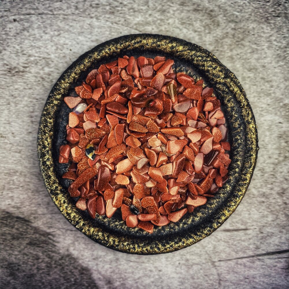Goldstone Gem Chips