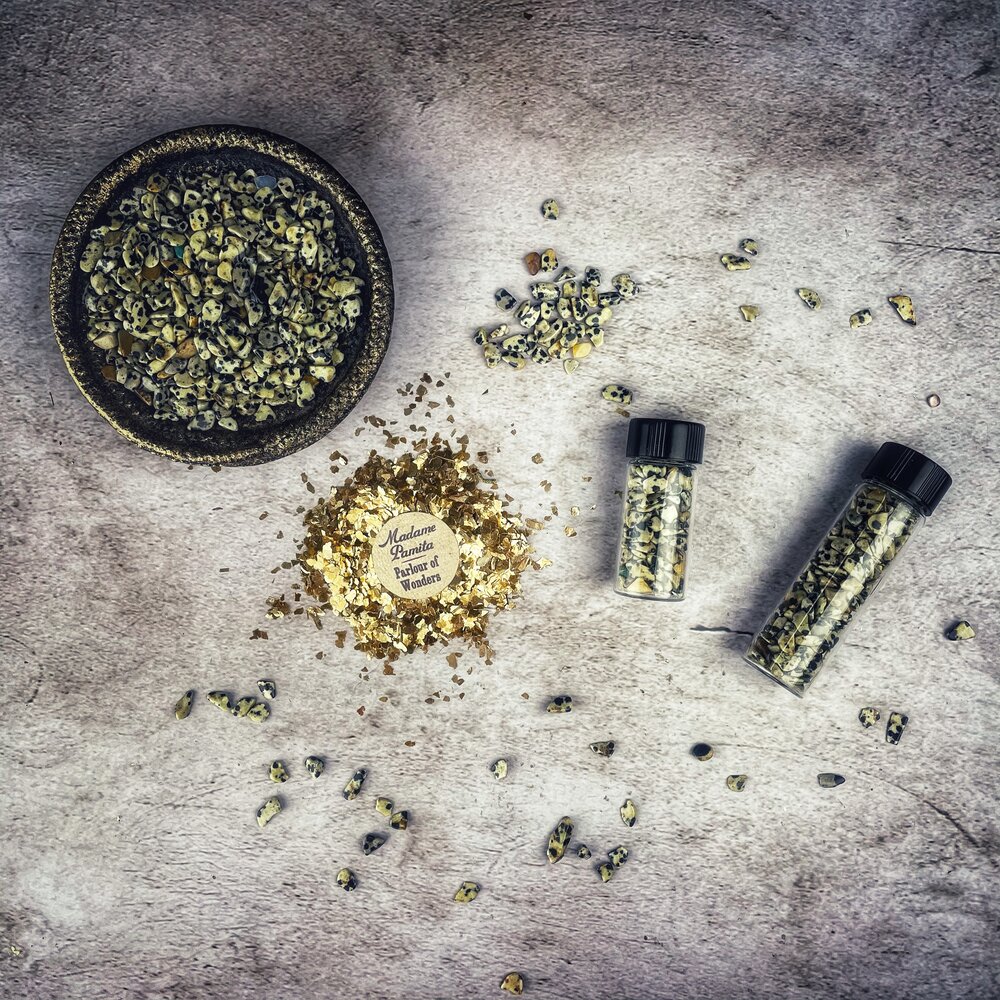 Dalmatian Stone Gem Chips