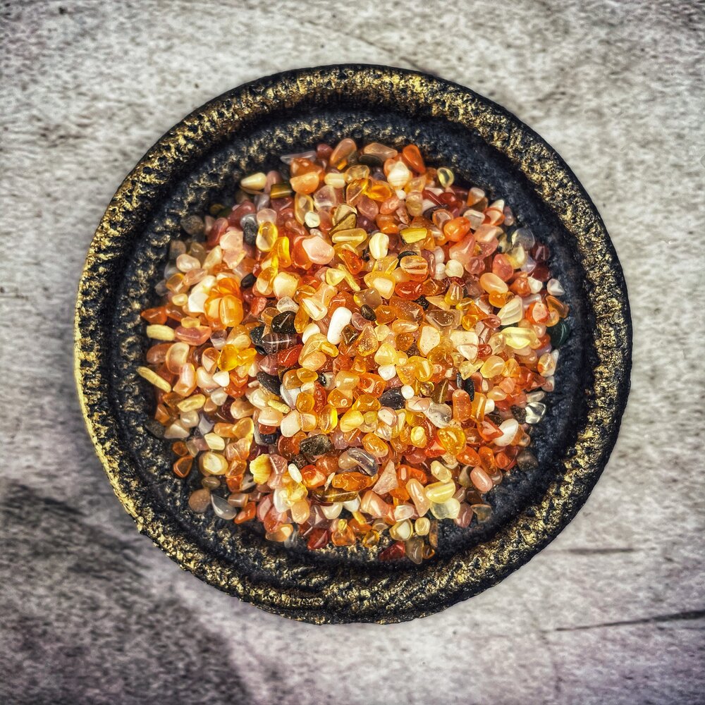 Carnelian Gem Glitter