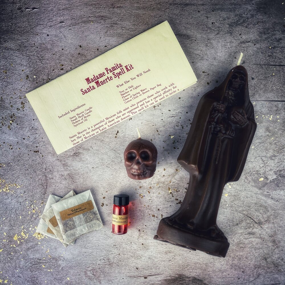 Santa Muerte Candle Spell Kit