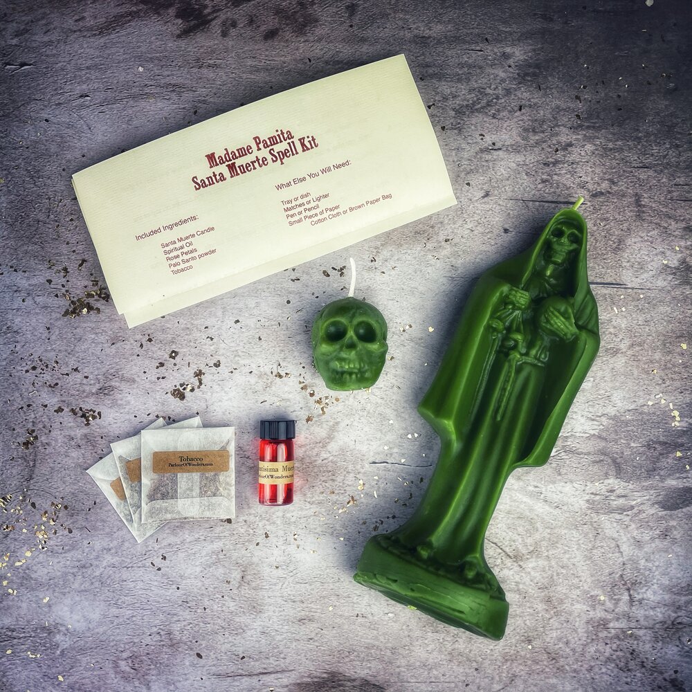 Santa Muerte Candle Spell Kit