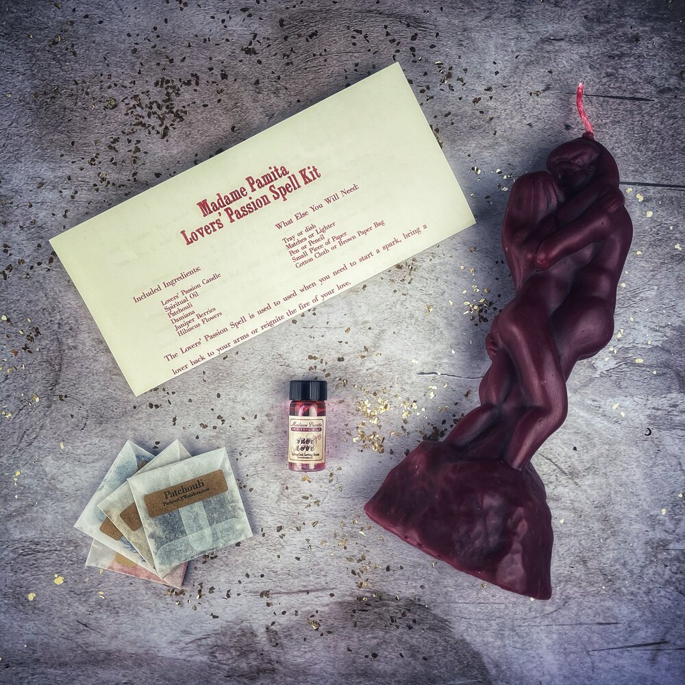 Lovers Passion Candle Spell Kit