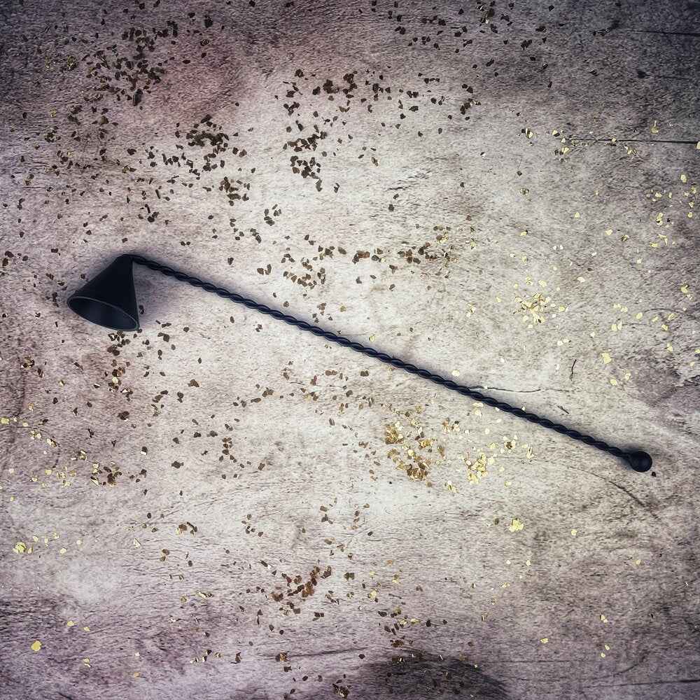 Twisted Black Metal Candle Snuffer
