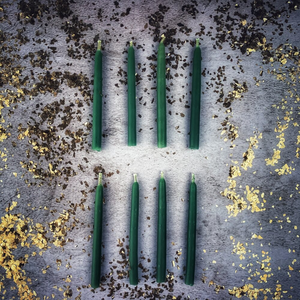 Pair of Tiny Beeswax Tapers