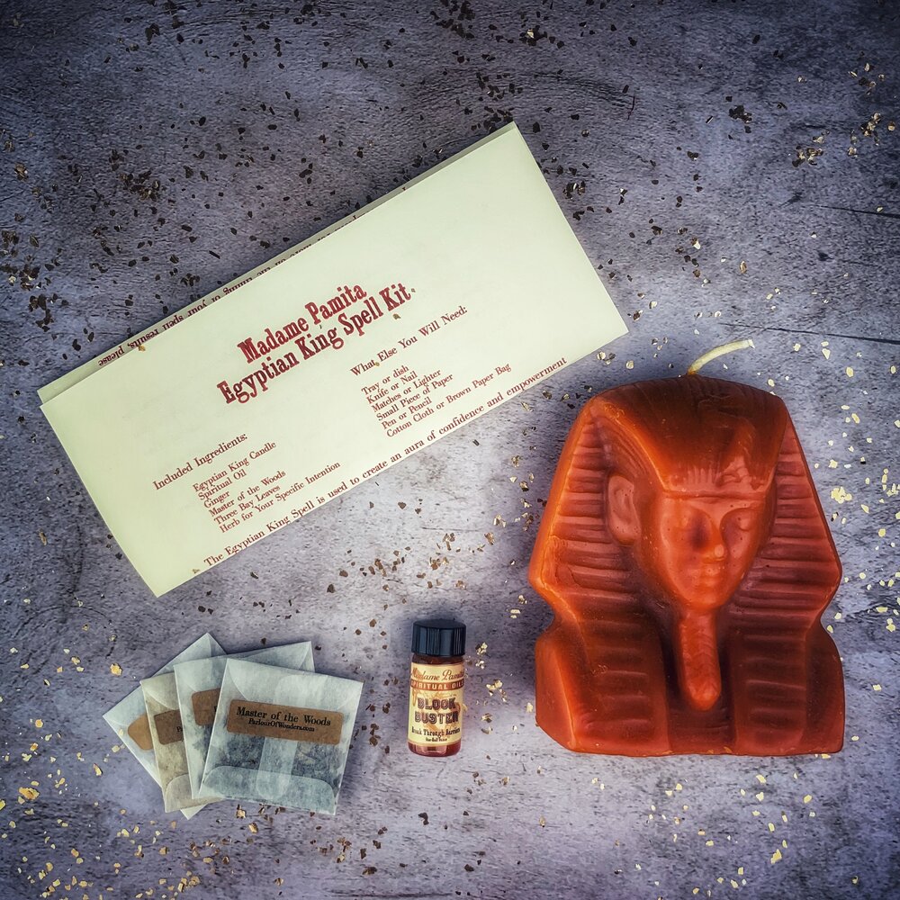 Egyptian King Candle Spell Kit