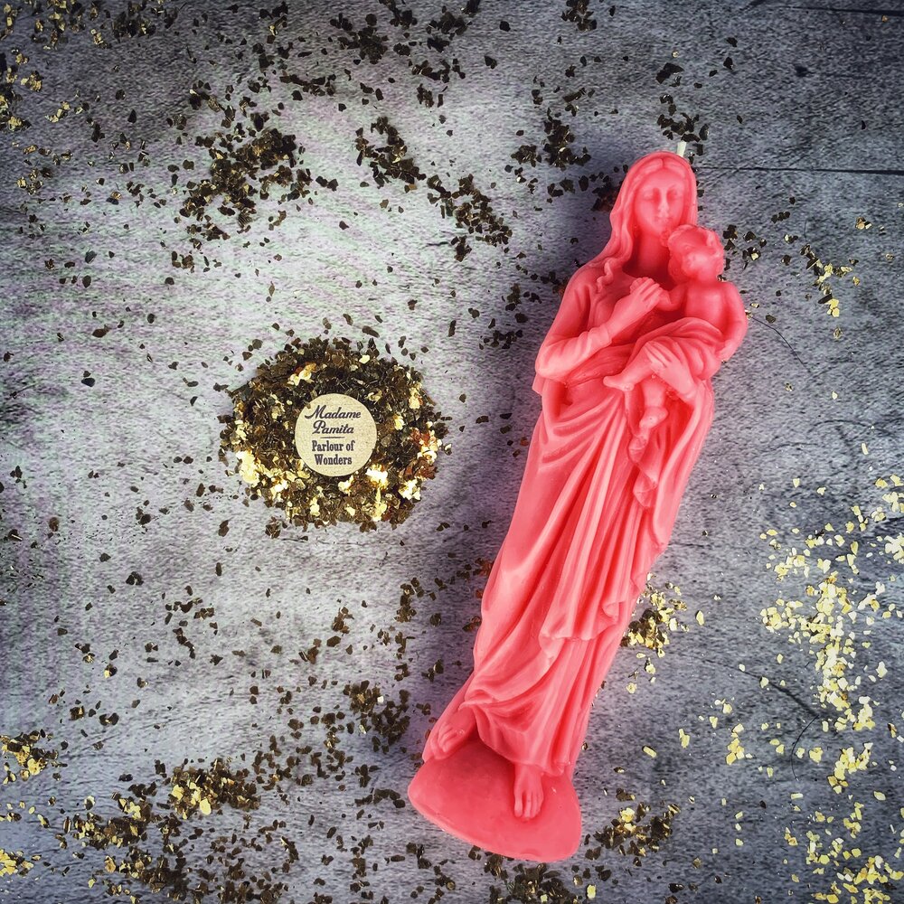 Mother Mary Candle Spell Kit - Divine Mother & Unconditional Love Magic