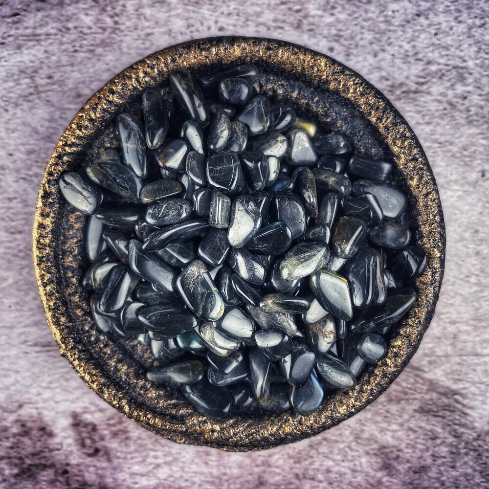 Rainbow Obsidian Gem Chips