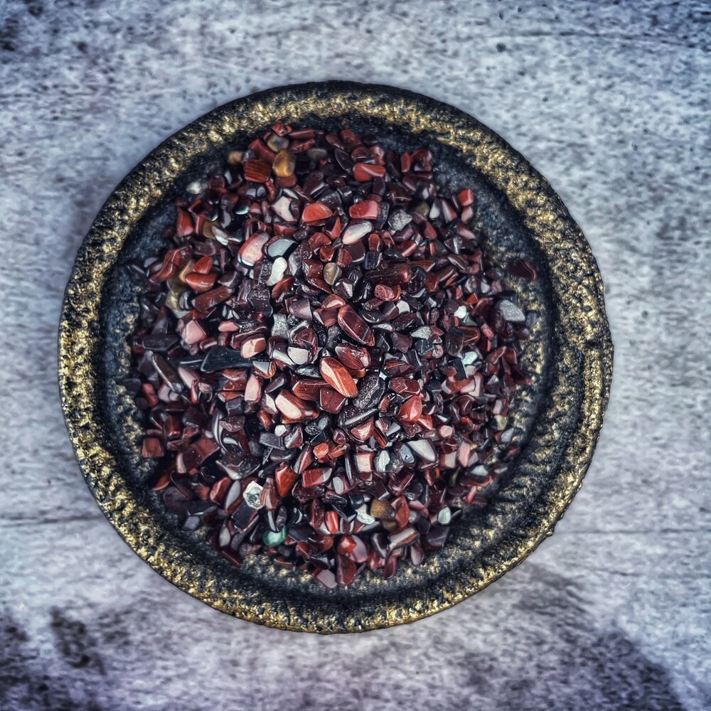 Red Tigers Eye Gem Chips