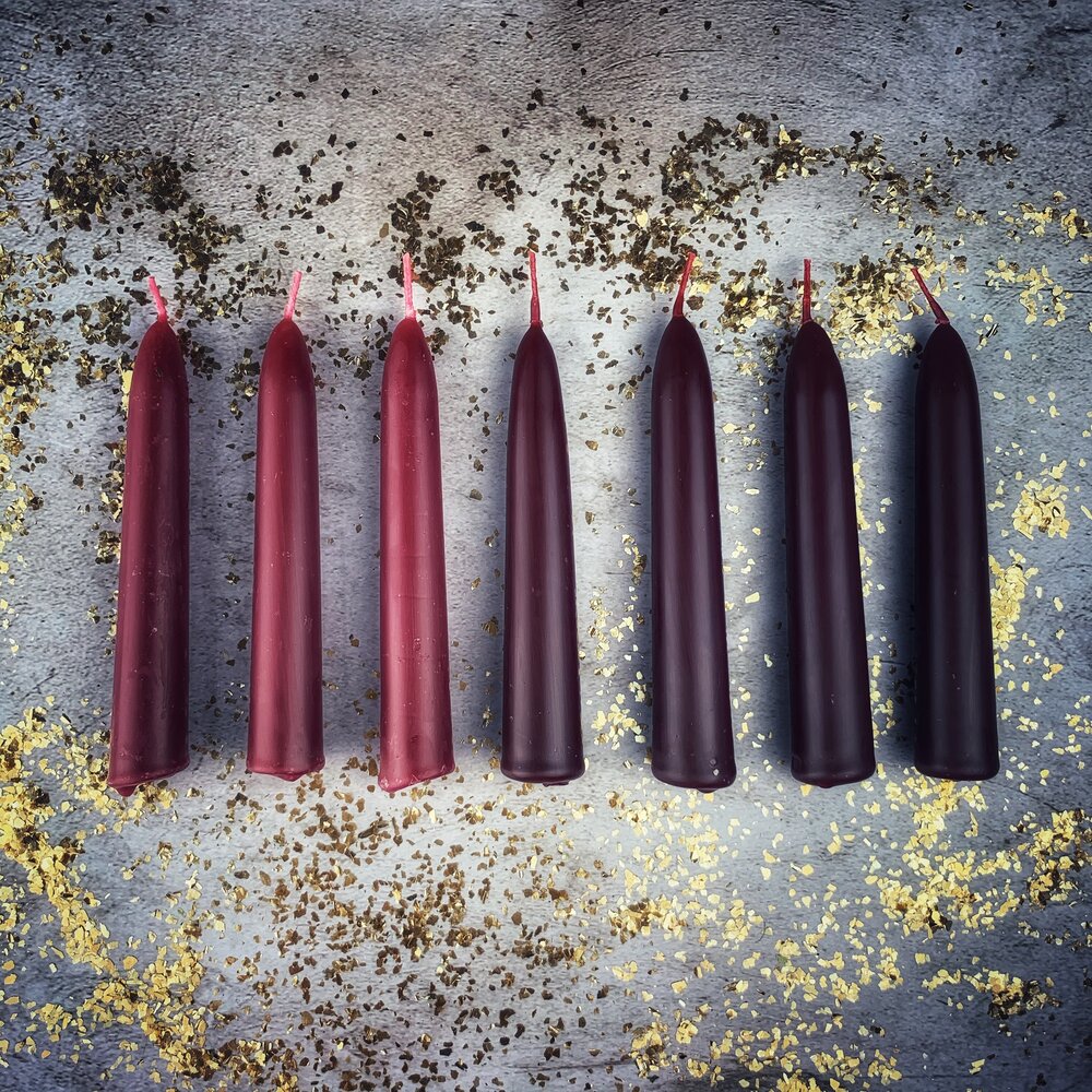 Thick Beeswax Taper