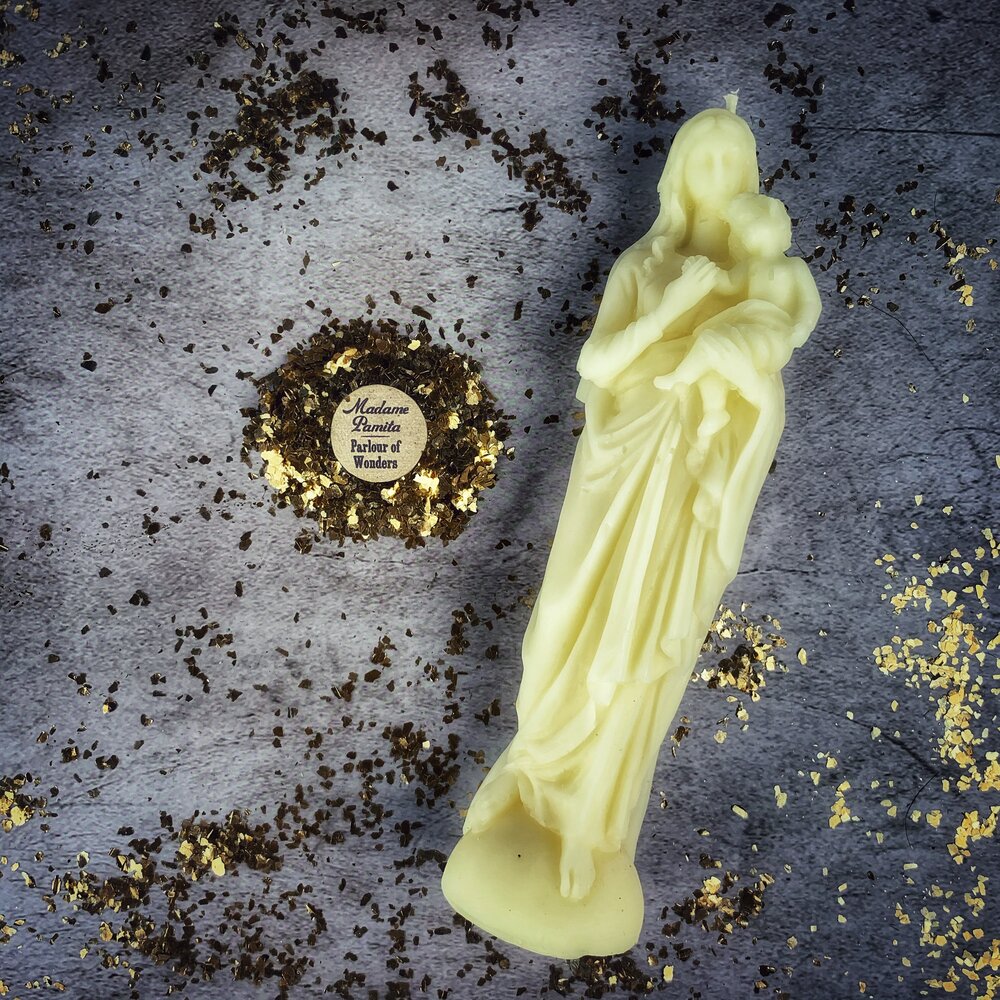 Mother Mary Candle Spell Kit - Divine Mother & Unconditional Love Magic