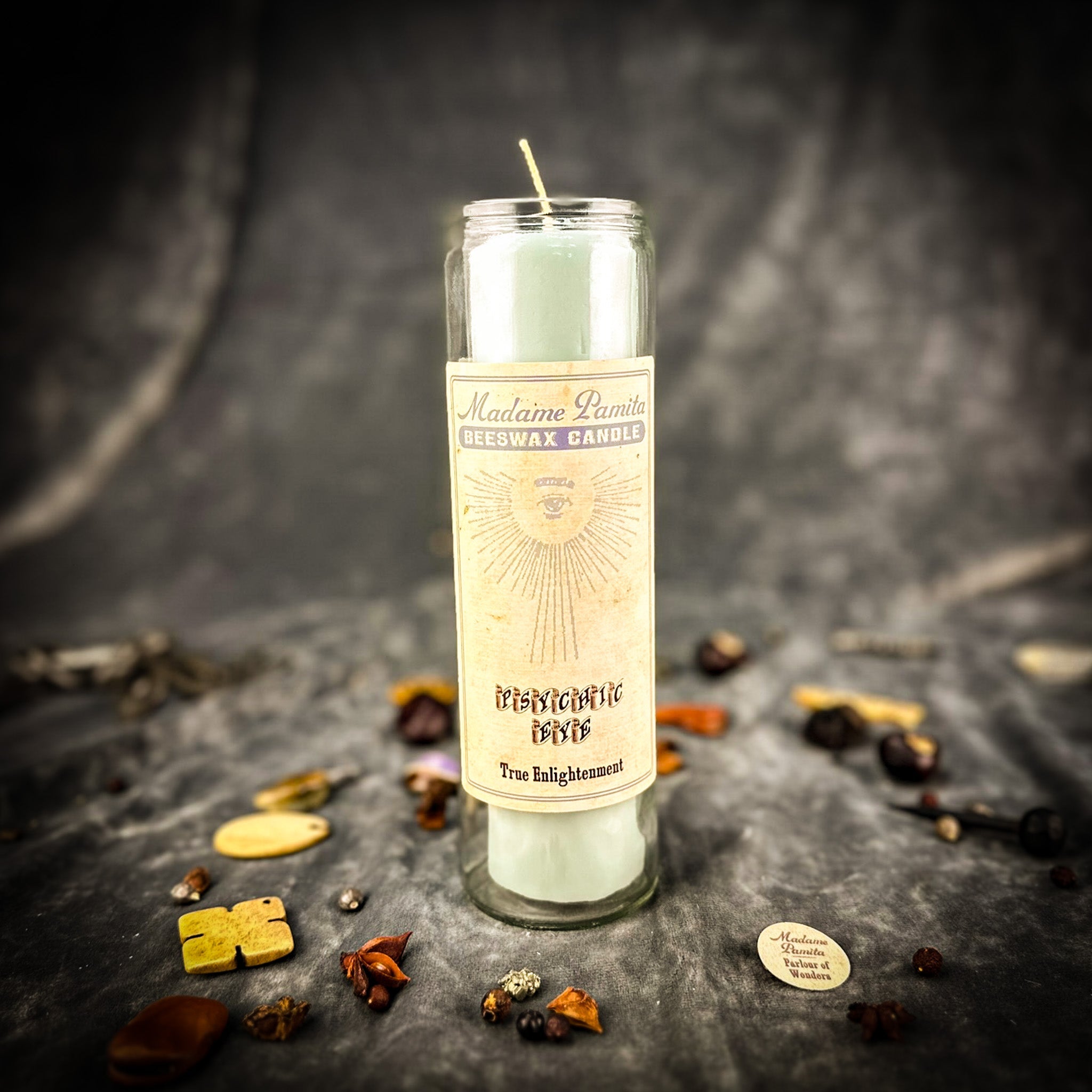 Psychic Eye Beeswax Vigil Candle by Madame Pamita - Intuition & Psychic Abilities