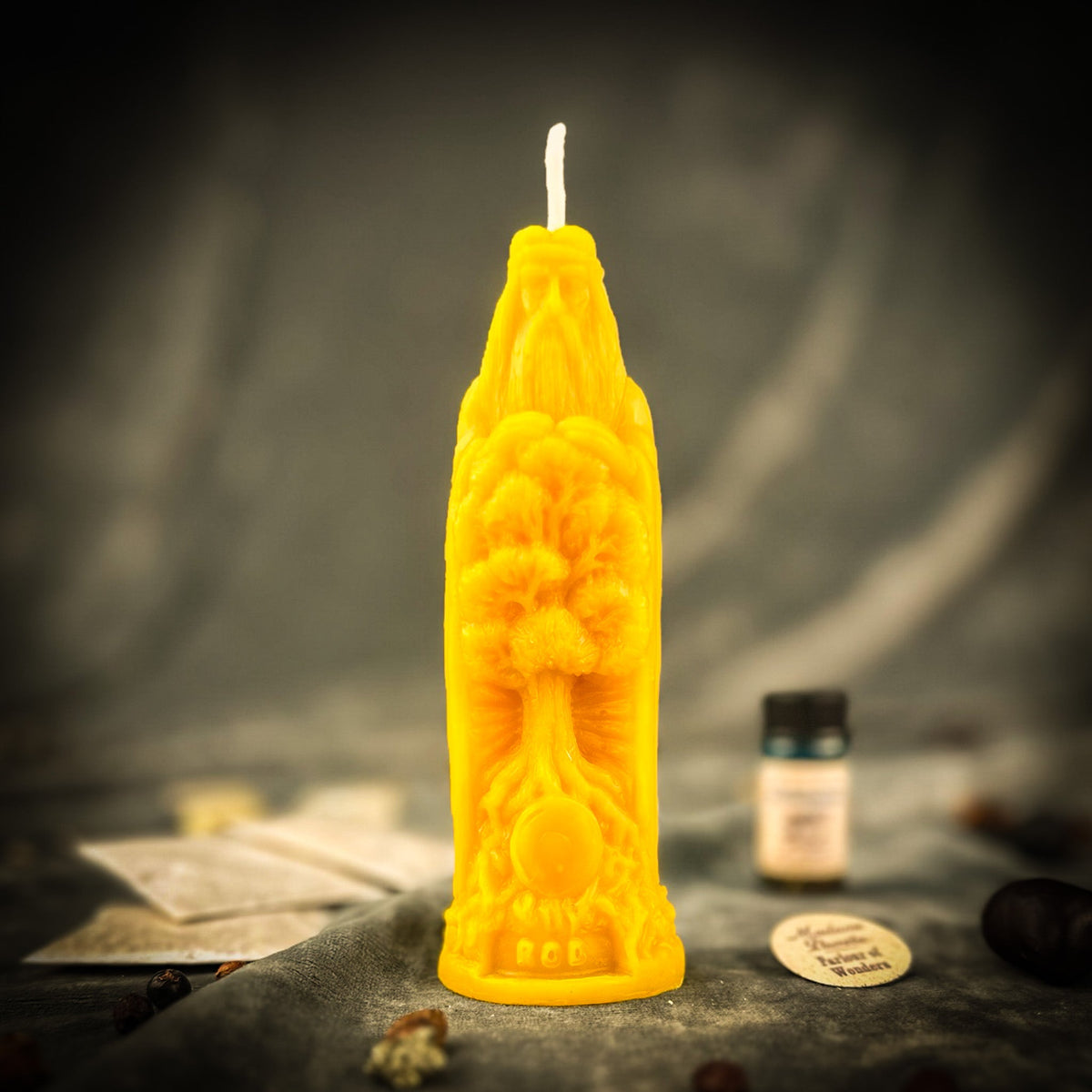 Rod Ancestral Blessings Beeswax Candle Spell Kit | Family, Lineage & Legacy Magic