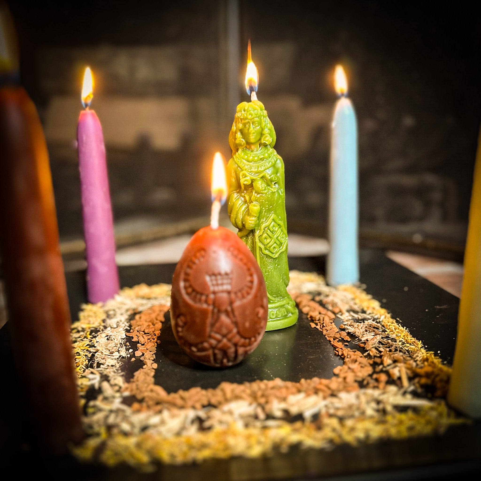 September Virgo New Moon Makosh Abundance Candle Spell Service
