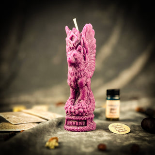 Simargl Slavic Winged Dog Guardian Candle Spell Kit - Protection & Loyalty Magic