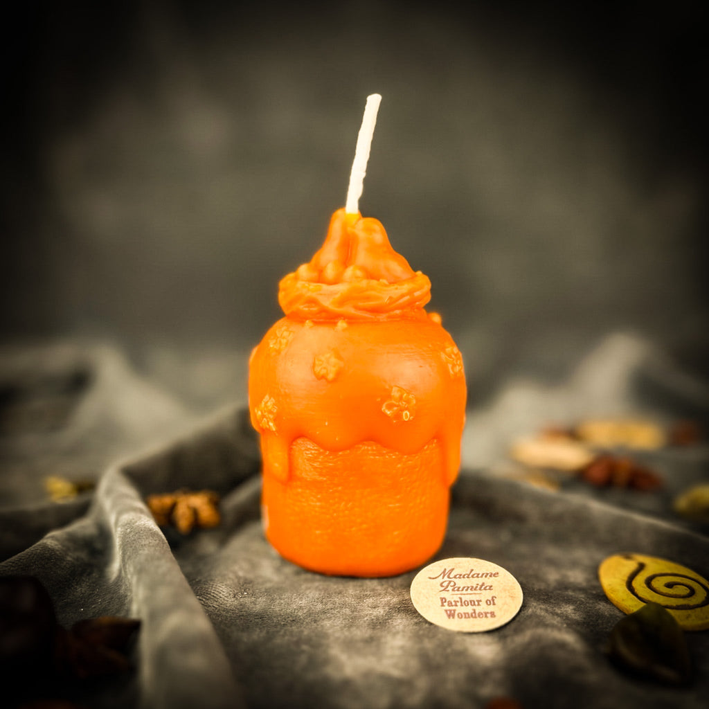 Beeswax Spring Bird Nest Paska Spell Candle - New Beginnings, Home & Nurturing