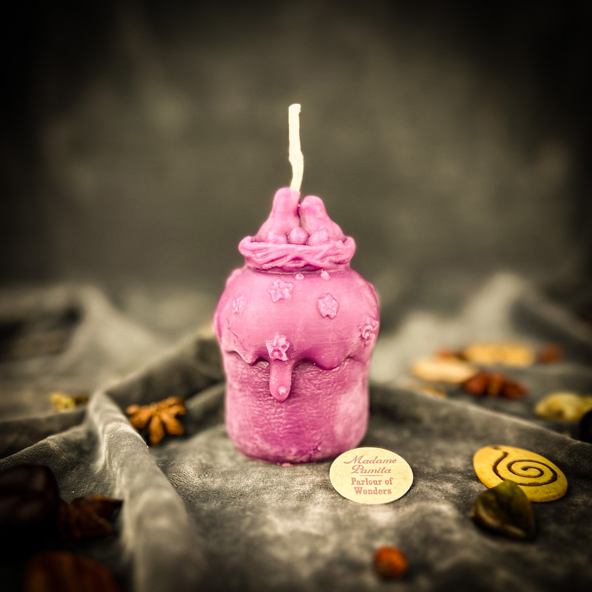 Beeswax Spring Bird Nest Paska Candle Spell Kit - New Beginnings, Home & Nurturing