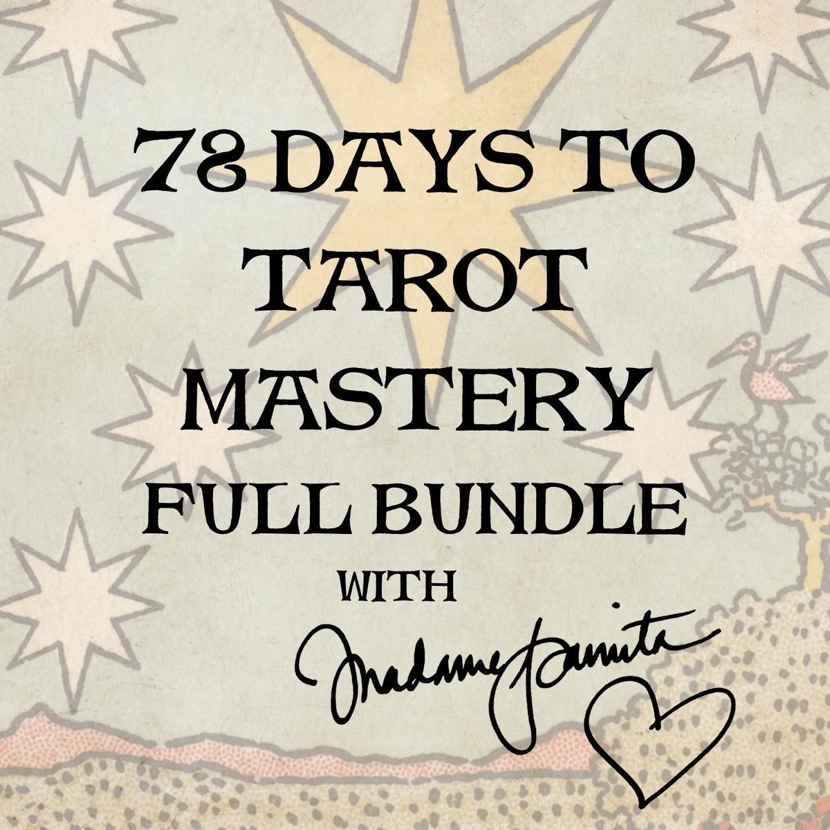 78 Days to Tarot Mastery: Full Workshop Bundle (8 Classes)